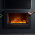 Flame 3d Electric Fireplace with Auto Water Control and Remote