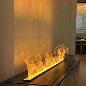 Flame 3d Electric Fireplace with Auto Water Control and Remote